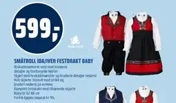 Coop Obs Småtroll ida/iver festdrakt baby tilbud