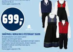 Coop Obs Småtroll nora/nils festdrakt barn tilbud