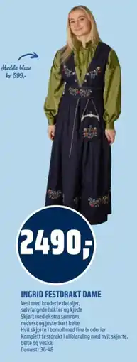 Coop Obs Ingrid festdrakt dame tilbud