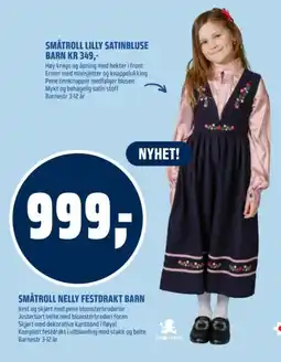 Coop Obs Småtroll nelly festdrakt barn tilbud