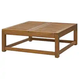 IKEA NÄmmarÖ Setedel til sofa, utendørs, lys brunbeiset, 81x81 cm tilbud