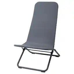 IKEA ViggsÖ Lenestol, utendørs, sammenleggbar mørk grå tilbud