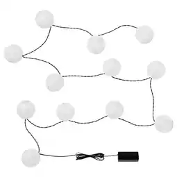 IKEA Solvinden led-lyslenke med 12 lys, batteridrevet hvit tilbud