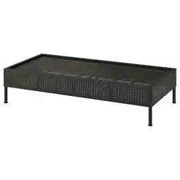 IKEA VittskÄr 2-seters seksjon for modulsofa, plastrotting utendørs/mørk grå tilbud