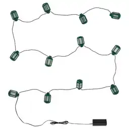 IKEA GokvÄllÅ led-lyslenke med 12 lys, batteridrevet utendørs/lykt grønn tilbud