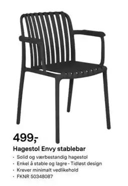 Felleskjøpet Hagestol Envy stablebar tilbud