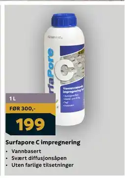Megaflis Surfapore C impregnering tilbud