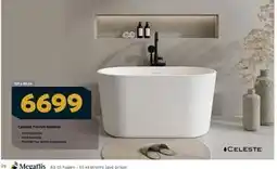 Megaflis Celeste Treviso badekar tilbud