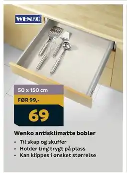 Megaflis Wenko antisklimatte bobler tilbud