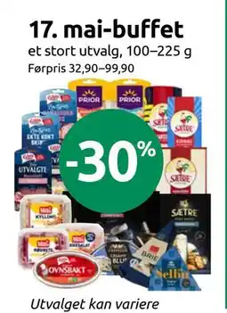 Joker 17. mai-buffet tilbud