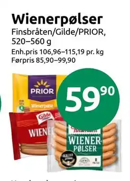 Joker Wienerpølser tilbud