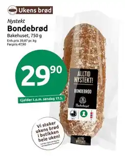 Joker Bondebrød tilbud