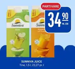 Rema 1000 SUNNIVA JUICE tilbud