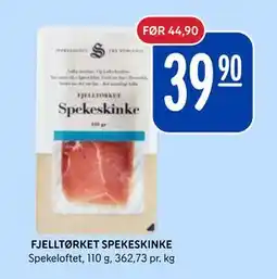 Rema 1000 FJELLTØRKET SPEKESKINKE tilbud