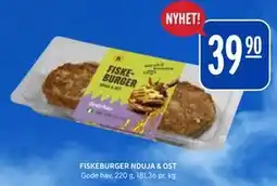 Rema 1000 FISKEBURGER NDUJA & OST tilbud