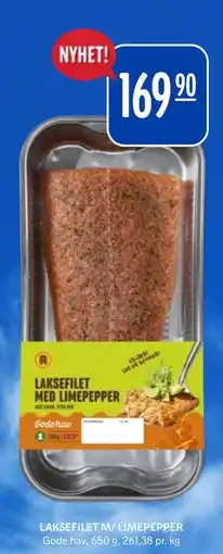 Rema 1000 LAKSEFILET M/ LIMEPEPPER tilbud