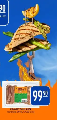 Rema 1000 KRYDRET GRILLRIBBE tilbud