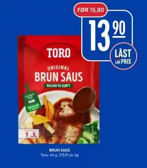 Rema 1000 BRUN SAUS tilbud