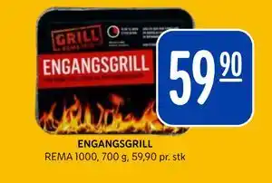 Rema 1000 ENGANGSGRILL tilbud