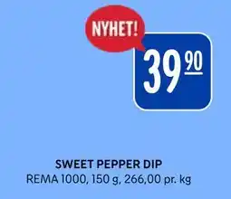 Rema 1000 SWEET PEPPER DIP tilbud
