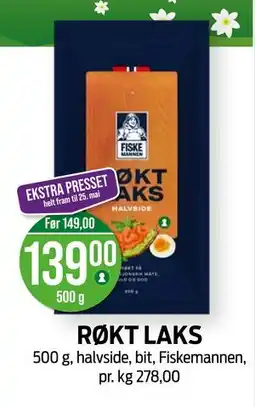 Kiwi RØKT LAKS tilbud