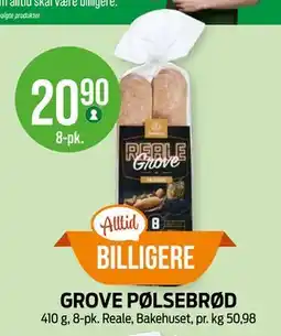 Kiwi GROVE PØLSEBRØD tilbud