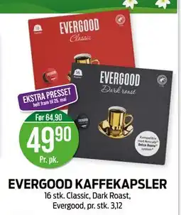 Kiwi EVERGOOD KAFFEKAPSLER tilbud