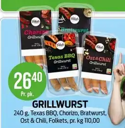 Kiwi GRILLWURST tilbud