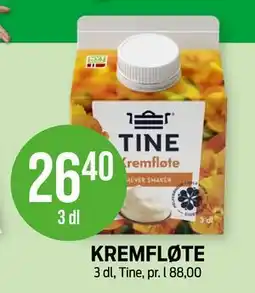 Kiwi KREMFLØTE tilbud