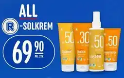 Rema 1000 ALL SOLKREM tilbud