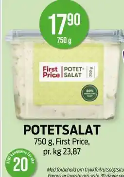 Kiwi POTETSALAT tilbud