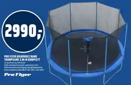 Coop Obs Pro Flyer bigbounce rund trampoline 3,96 m komplett tilbud