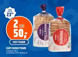 Coop Obs Coop Favorittbrød tilbud