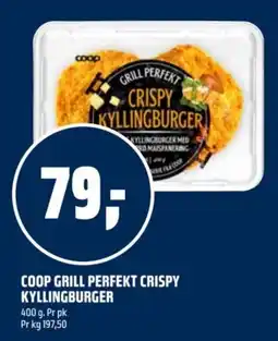 Coop Obs Coop Grill perfekt crispy kyllingburger tilbud