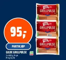 Coop Obs Gilde grillpølse tilbud