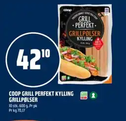 Coop Obs Coop grill perfekt kylling grillpølser tilbud