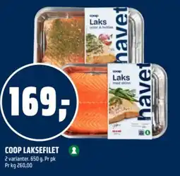 Coop Obs Coop laksefilet tilbud