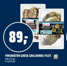 Coop Obs Finsbråten gresk grillribbe/-filet tilbud