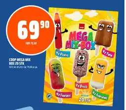 Coop Obs Coop mega mix box 20 stk tilbud