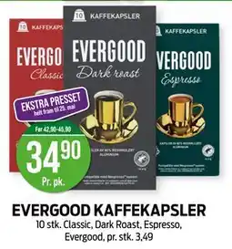 Kiwi EVERGOOD KAFFEKAPSLER tilbud