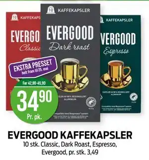 Kiwi EVERGOOD KAFFEKAPSLER tilbud