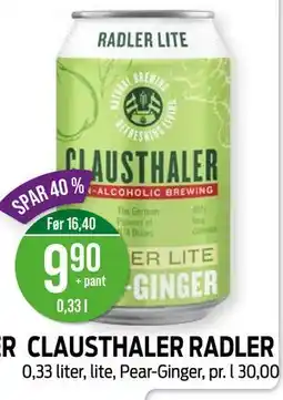 Kiwi CLAUSTHALER RADLER tilbud