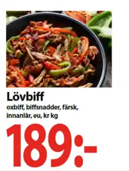 MaxiMat Svinesund Lövbiff tilbud