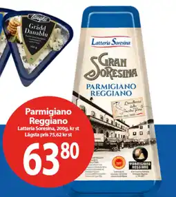 MaxiMat Svinesund LATTERIA SORESINA Parmigiano reggiano tilbud