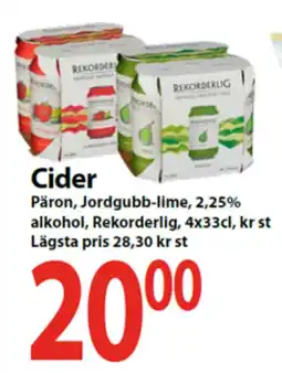 MaxiMat Svinesund Cider tilbud