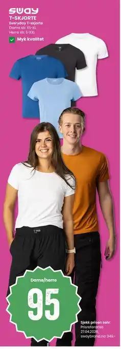 Sport Outlet T-SKJORTE tilbud