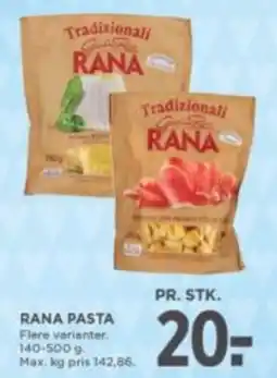 Meny Rana pasta tilbud