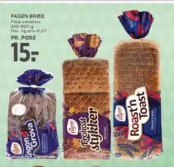 Meny Pågen brød tilbud
