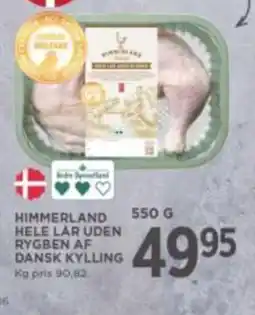 Meny Himmerland hele lar uden rygben af dansk kylling tilbud