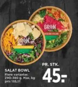 Meny Salat bowl tilbud
